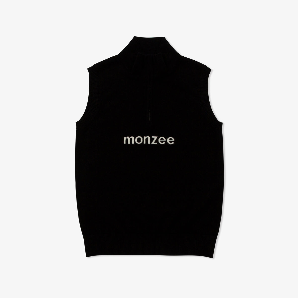 Zip Vest - Black – monzee