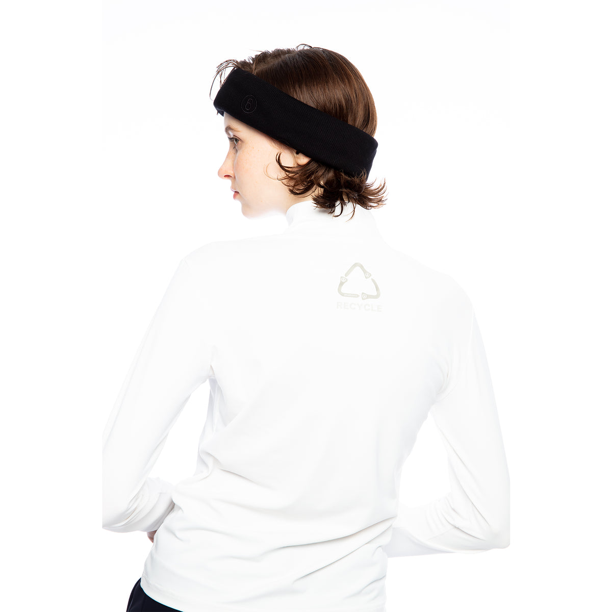 モックネックロング - ホワイト – monzee