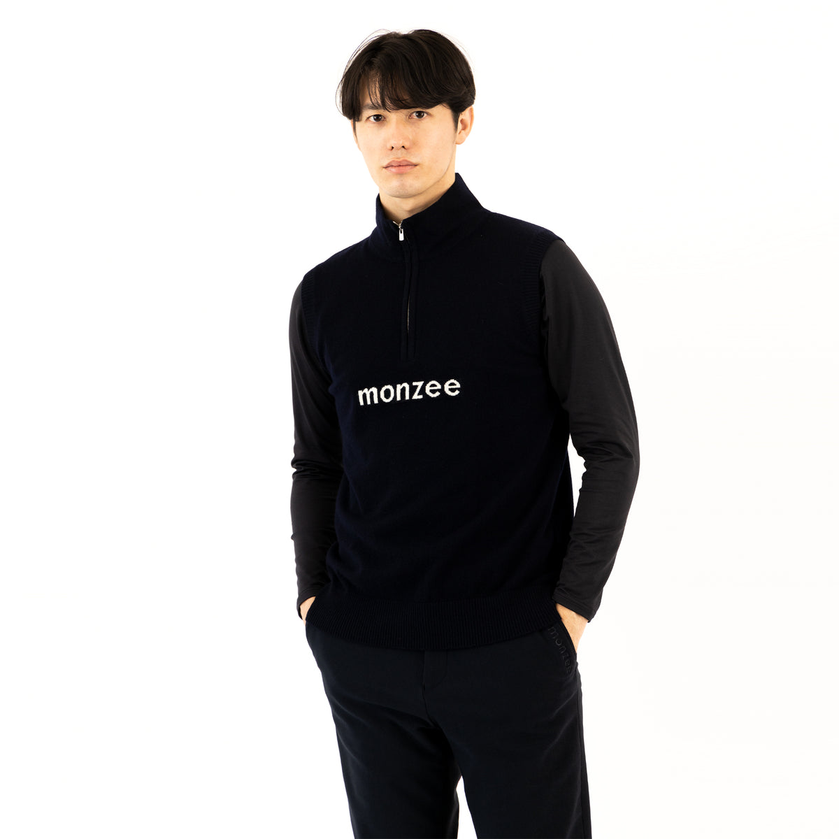 Zip Vest - NVY – monzee