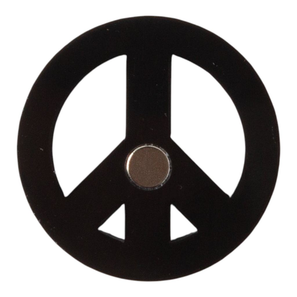 Peace Mark Black 자석 타입