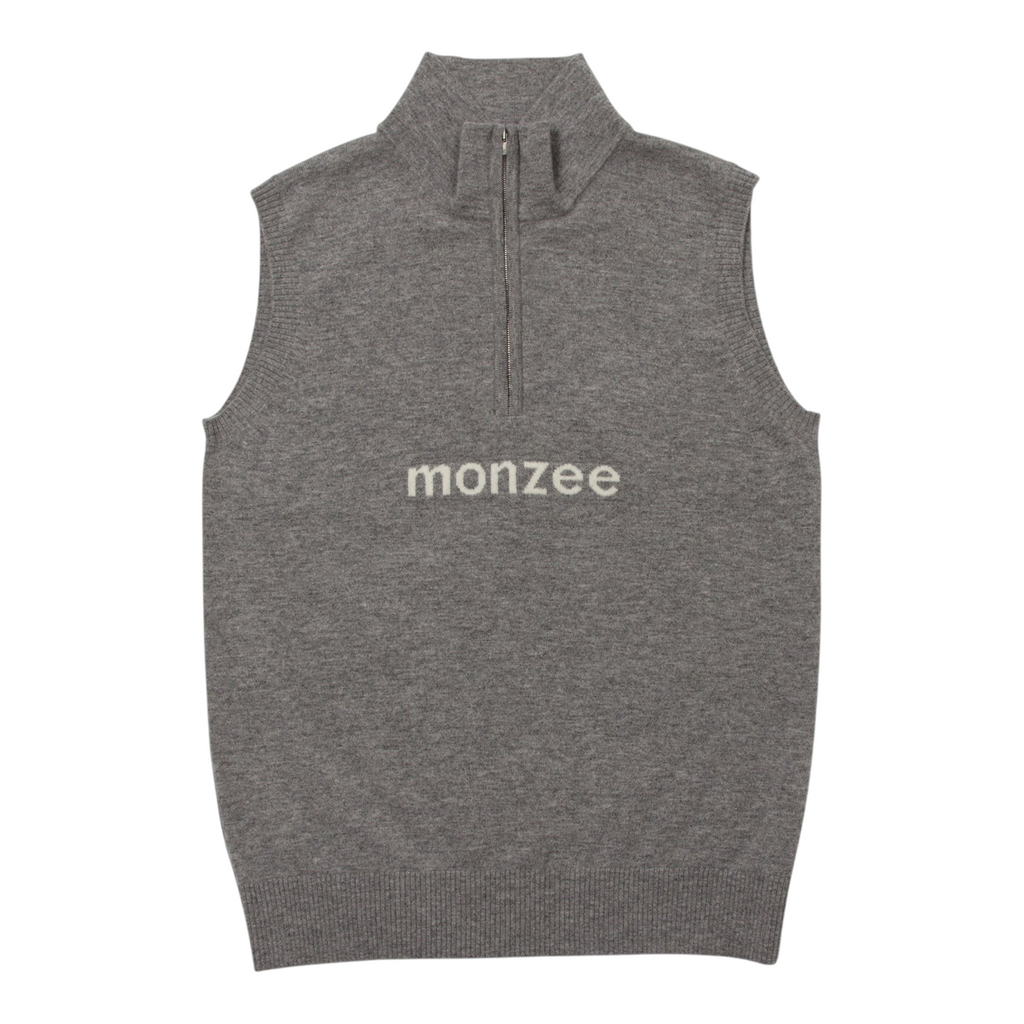 Zip Vest - Grey