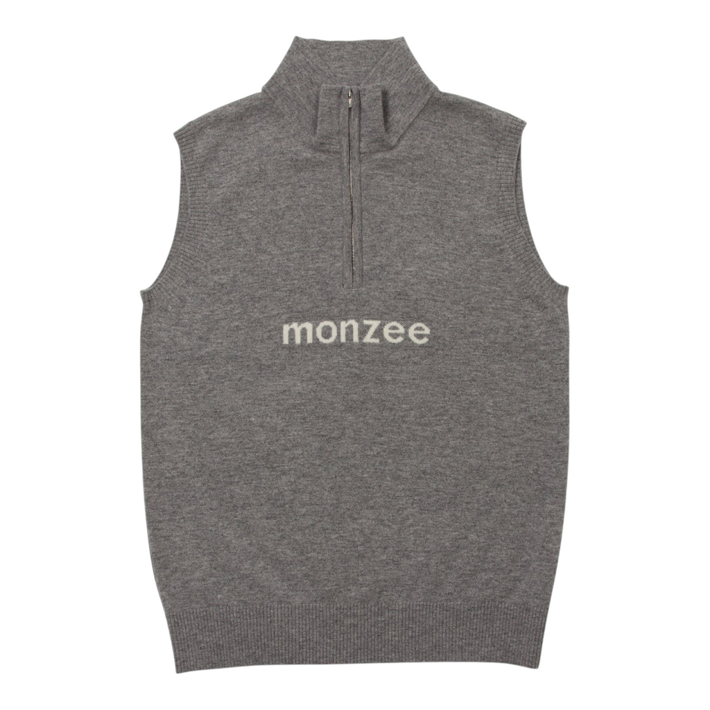 Zip Vest - Grey