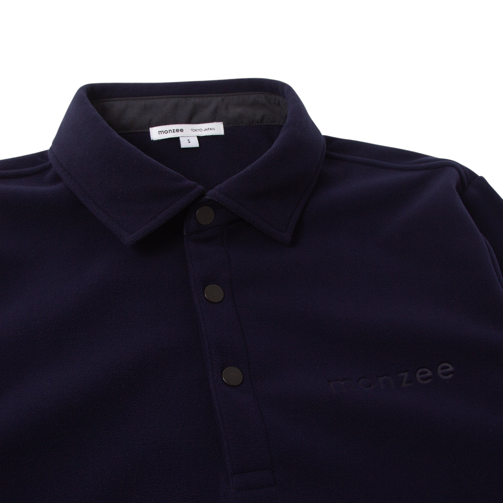 Polartec® フリースポロ - ネイビー – monzee