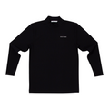 monzee Mock-Neck Long Black
