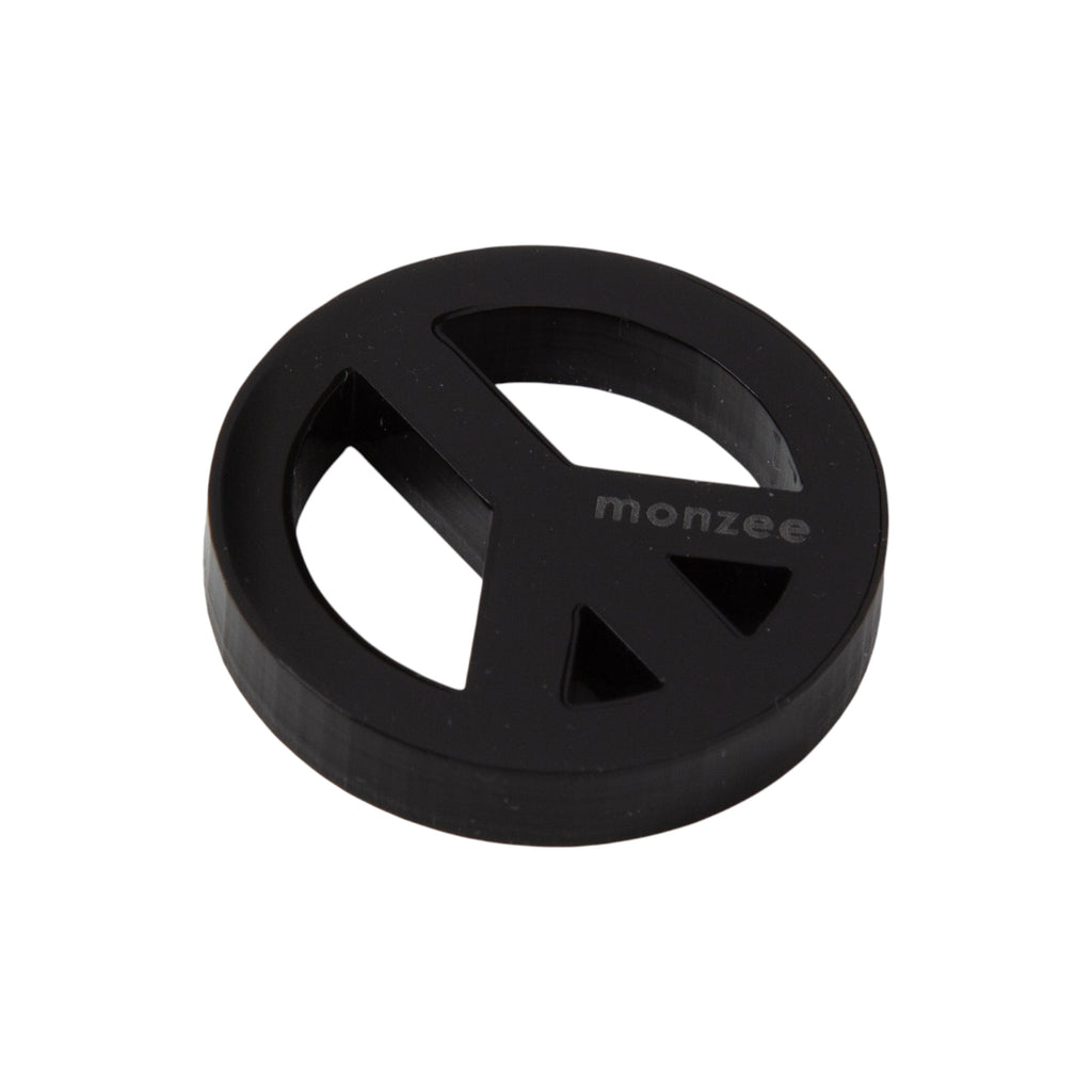 monzee ゴルフアクセサリー Peace Mark Black 5mm