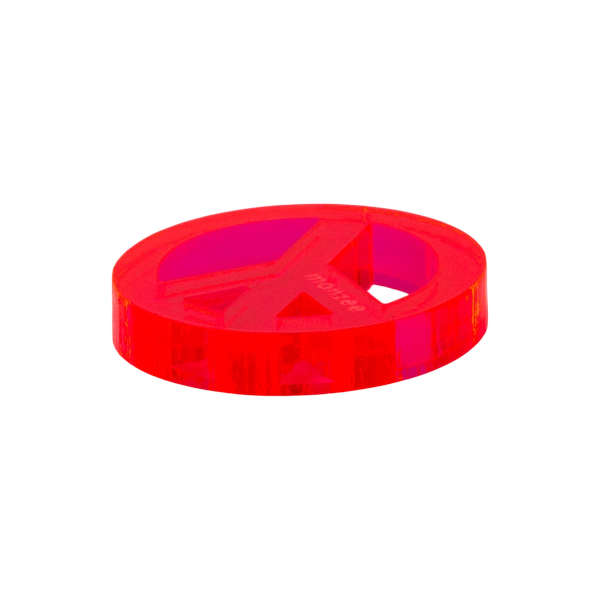 monzee ゴルフアクセサリー Peace Mark Red 5mm