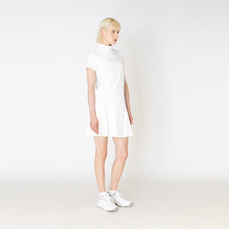 monzee モンジー Zip Polo-ホワイト Lのみ Logo-patch polo shirt | Moncler | OTTODISANPIETRO