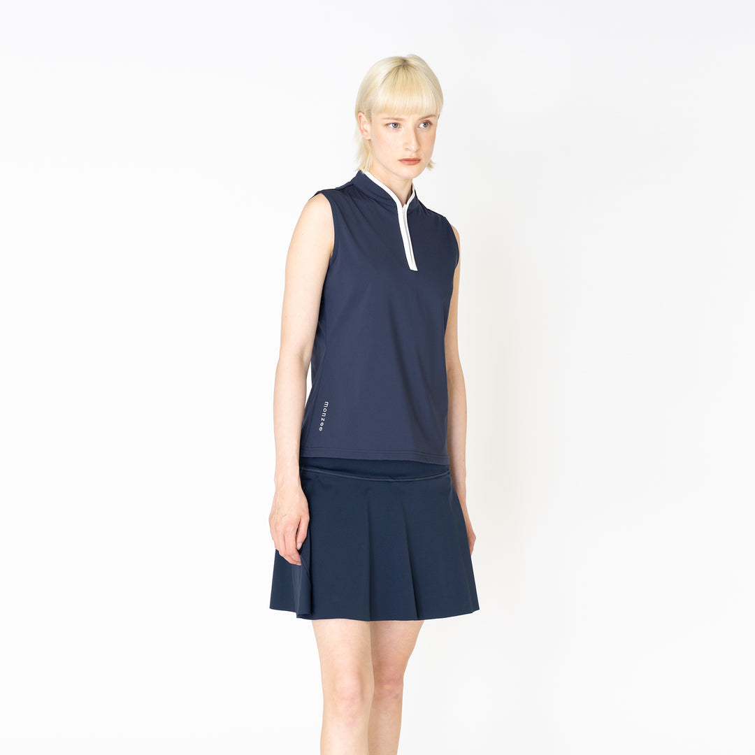 ジップノースリーブ ネイビー – monzee