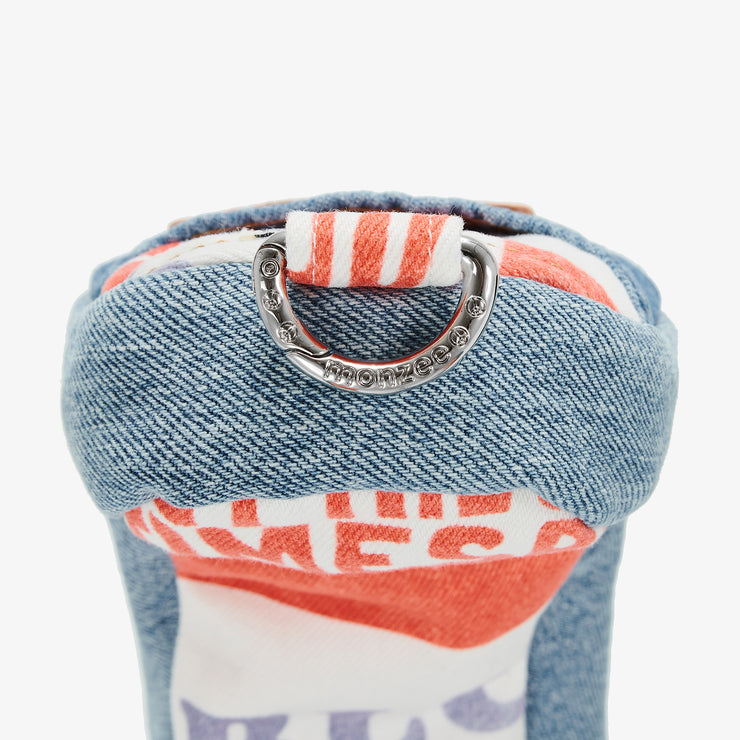 Mix Denim red/white