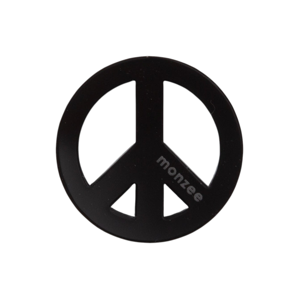 monzee ゴルフアクセサリー Peace Mark Black 5mm