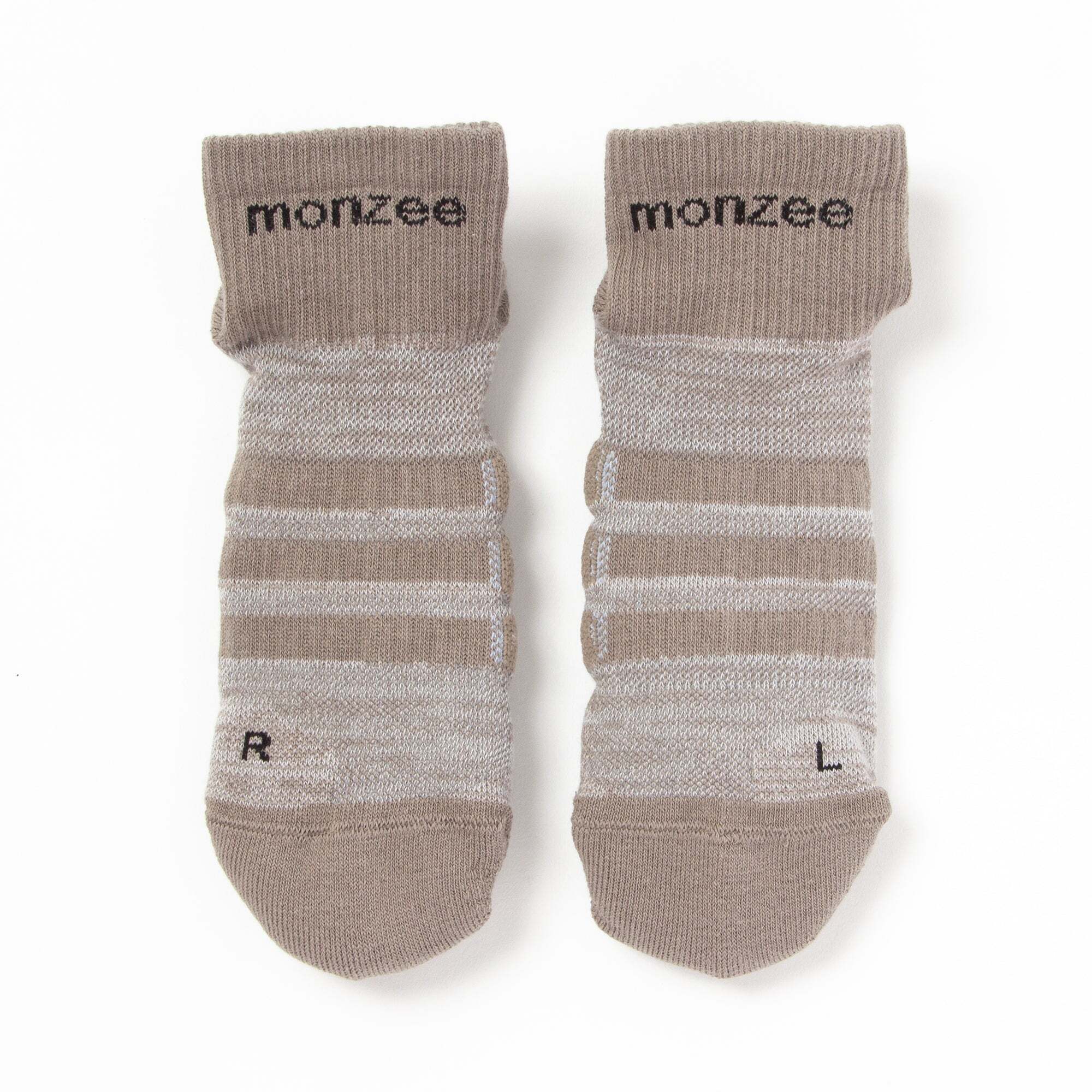 ショートソックス グレー