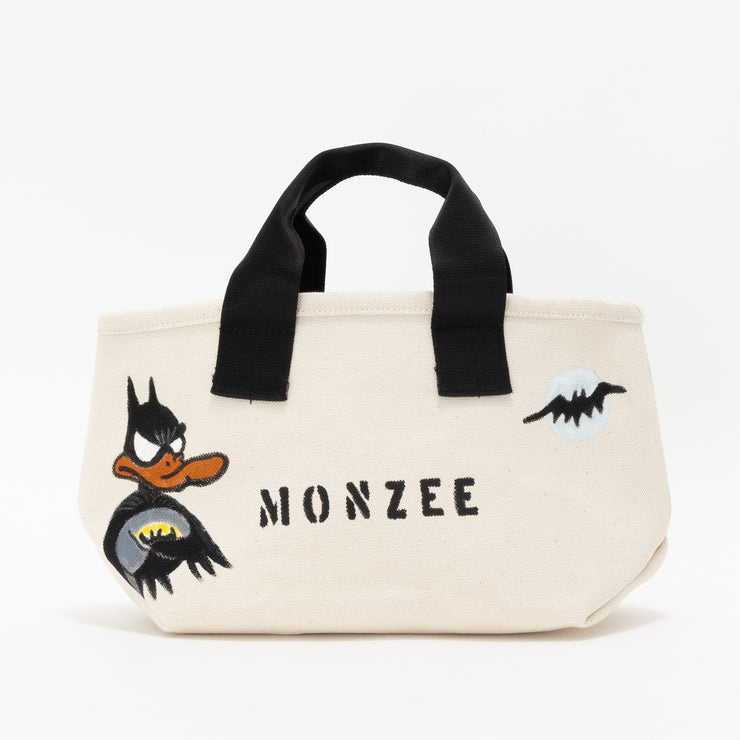 Mini Tote Hand Paint WHT22