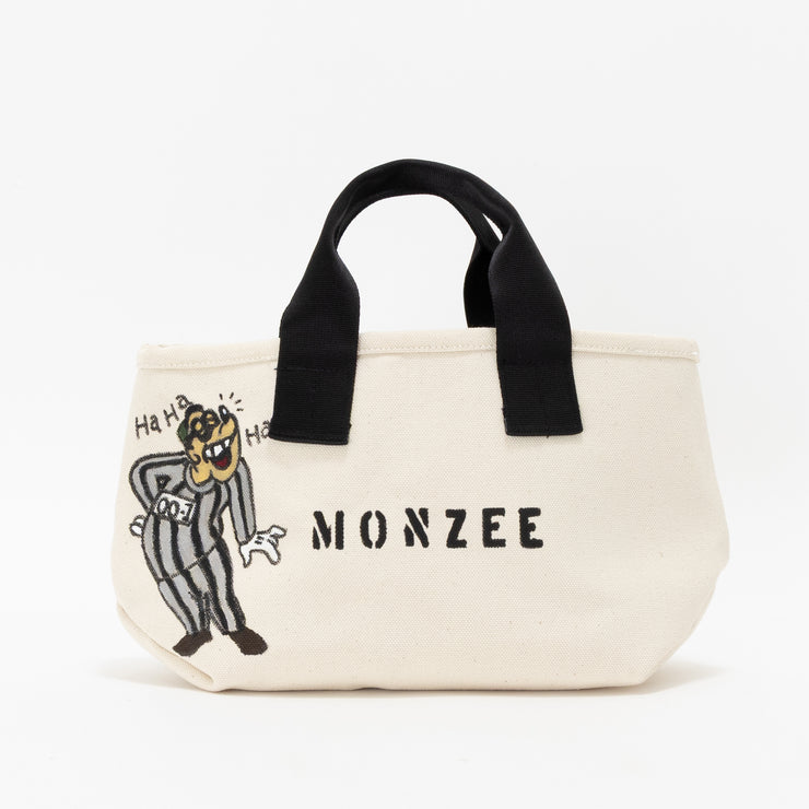 Mini Tote Hand Paint WHT23