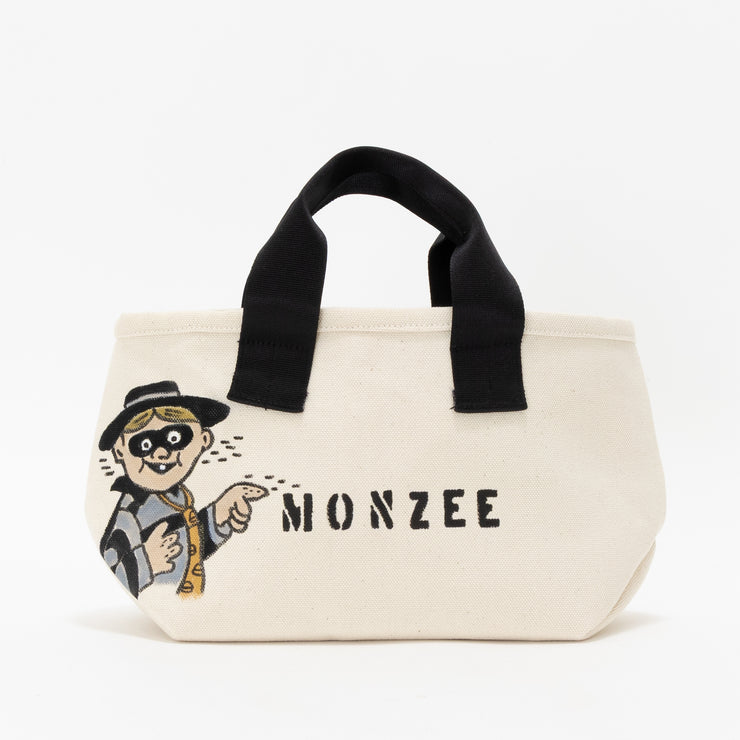 Mini Tote Hand Paint WHT27