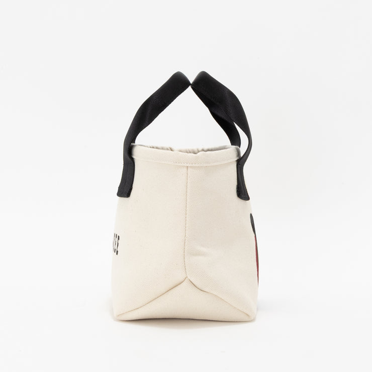 Mini Tote Hand Paint WHT27