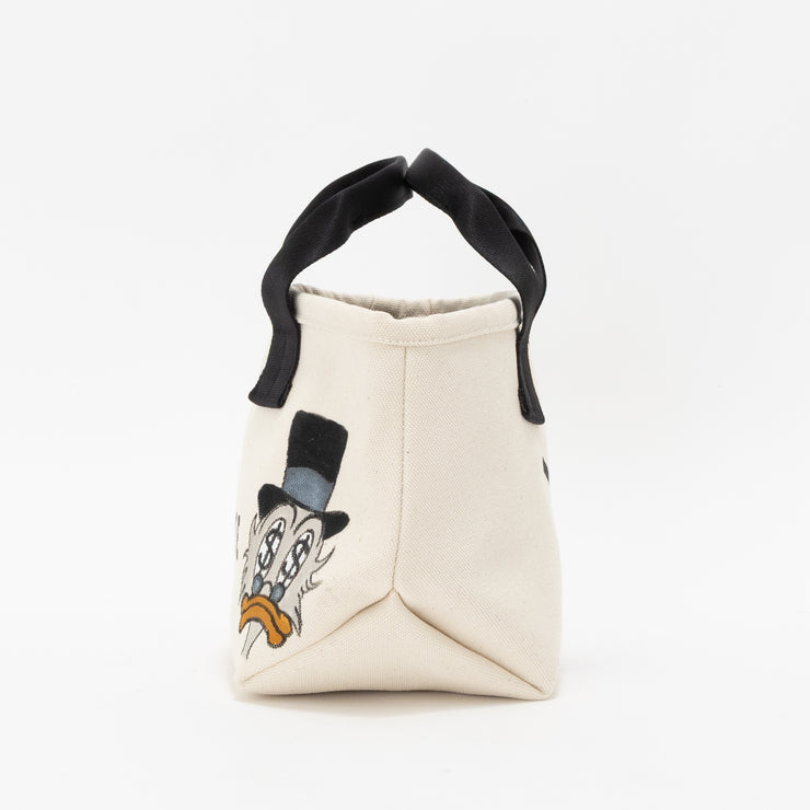 Mini Tote Hand Paint WHT29