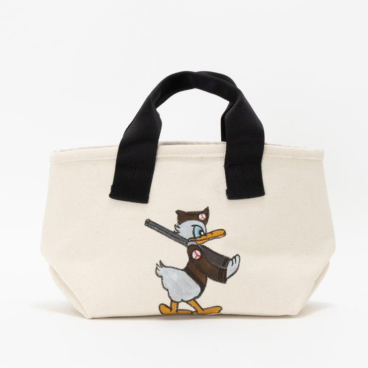 Mini Tote Hand Paint WHT29