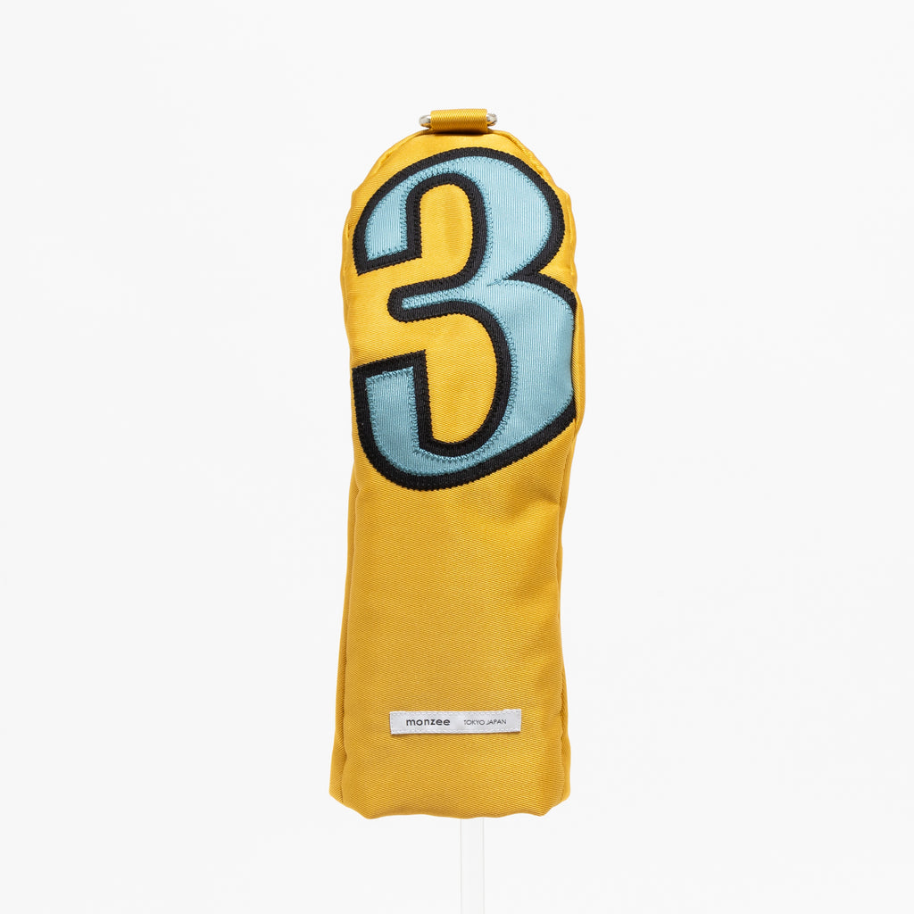 モンジー monzeeドライバーヘッドカバー蛍光イエロー 【公式通販】