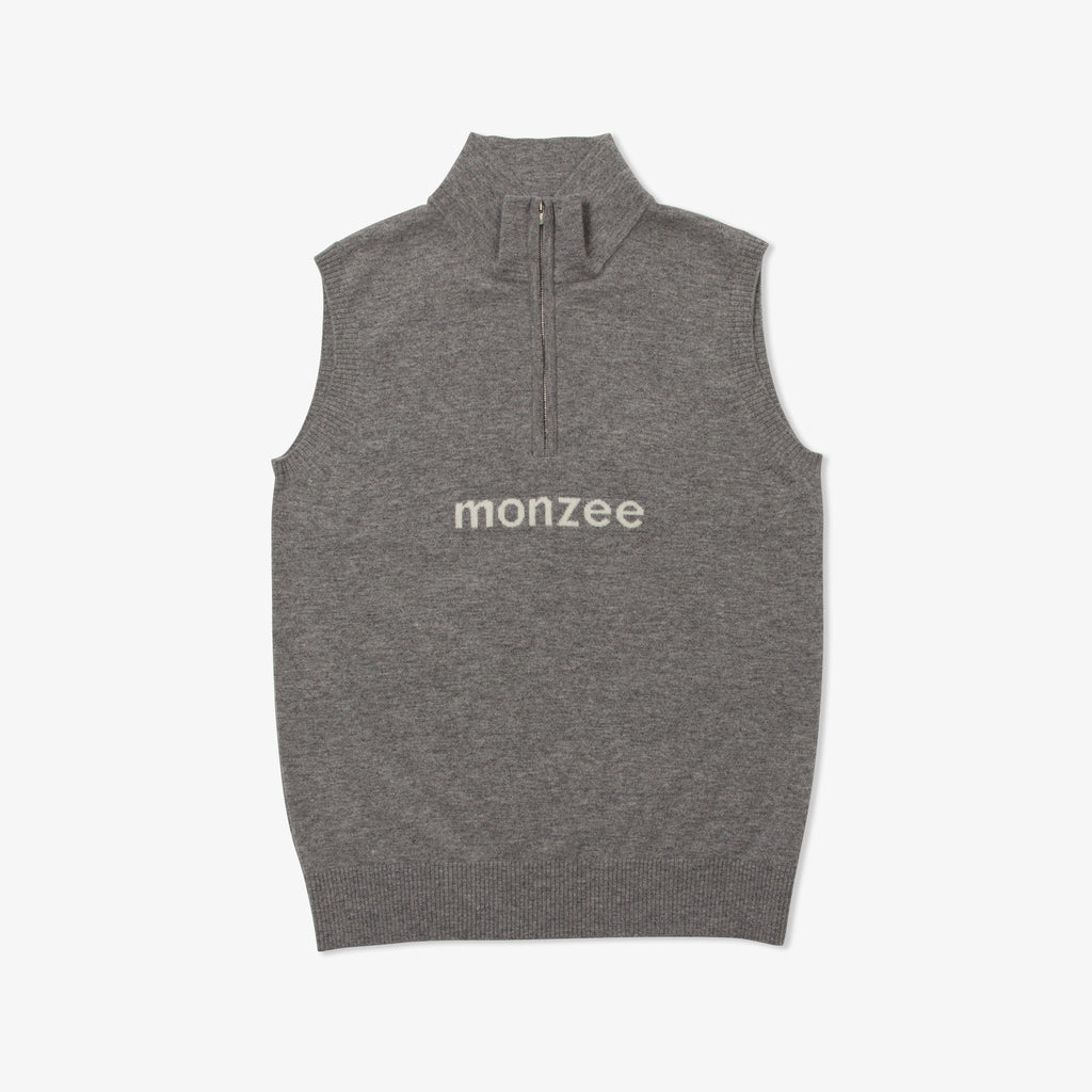 Zip Vest - Grey