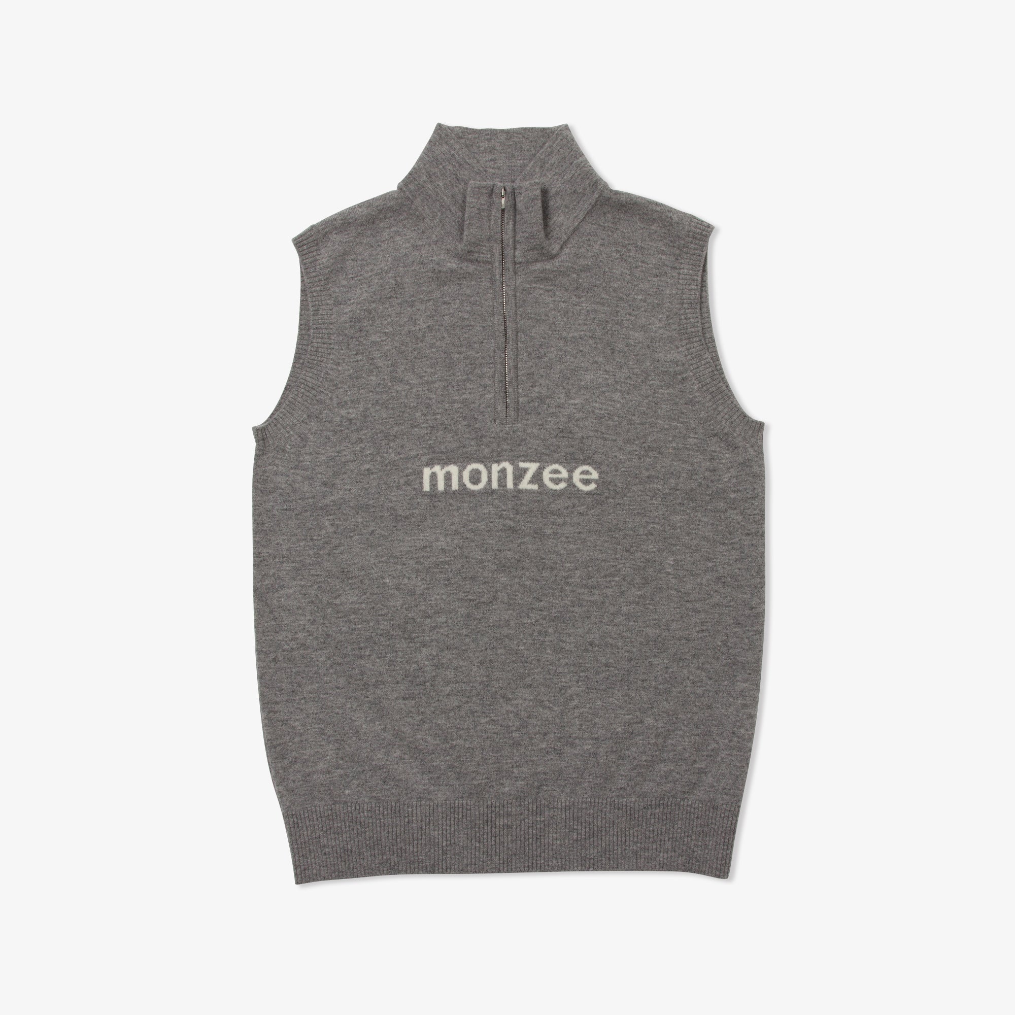 Zip Vest - Grey