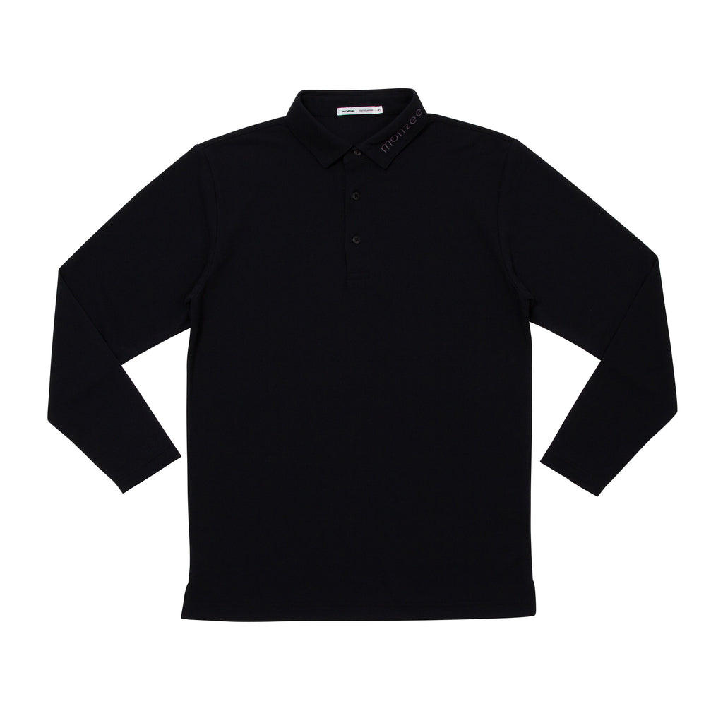LONG POLO-BLK