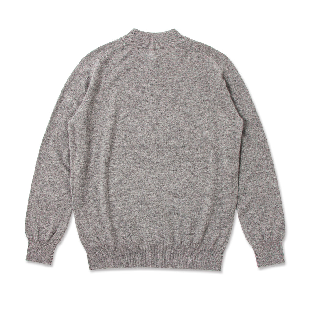 カシミヤ100％モックネック