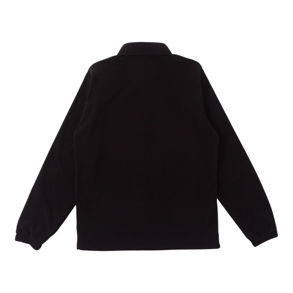 monzee ゴルフウェア Polartec® フリースポロ - ブラック - バック