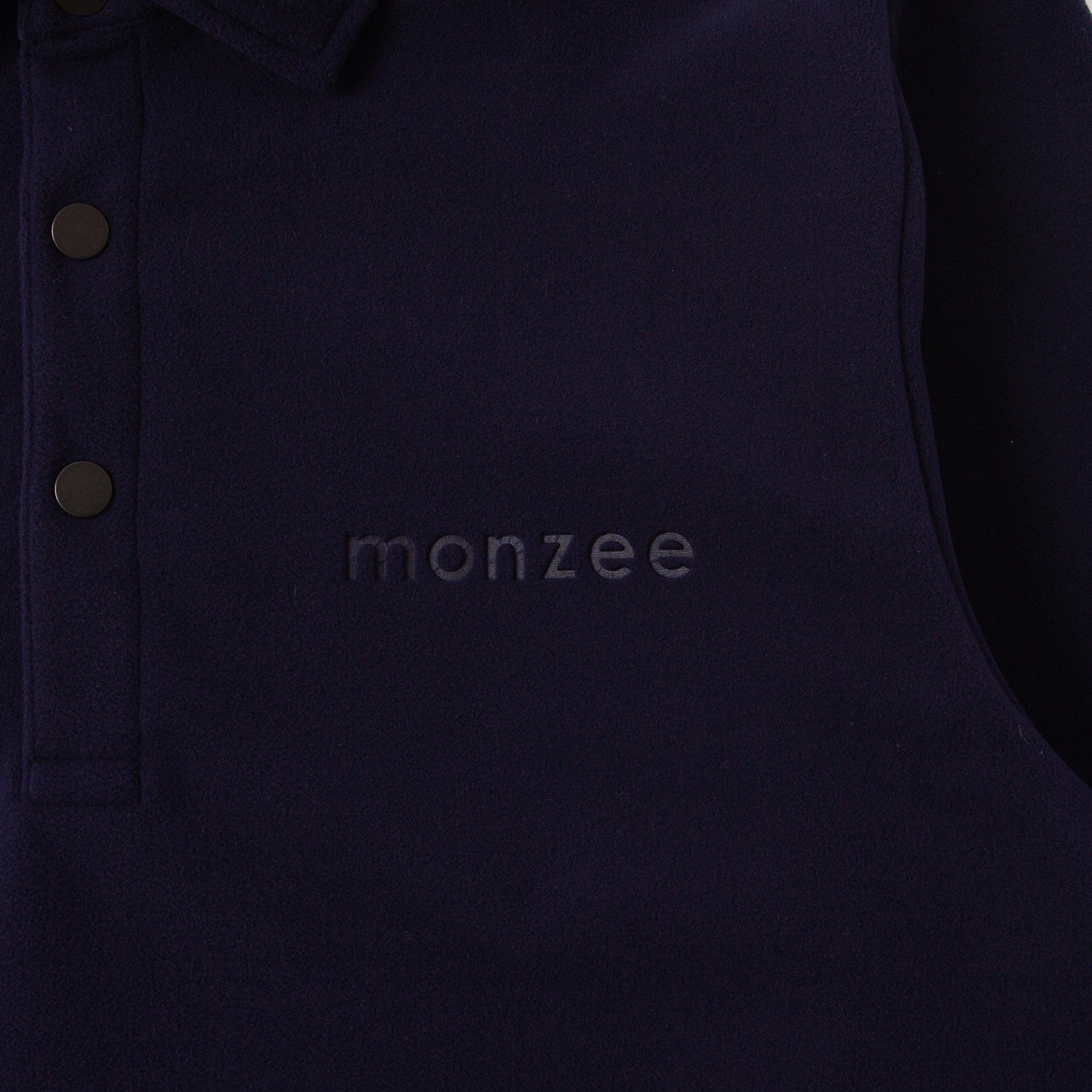 Polartec® フリースポロ - ネイビー