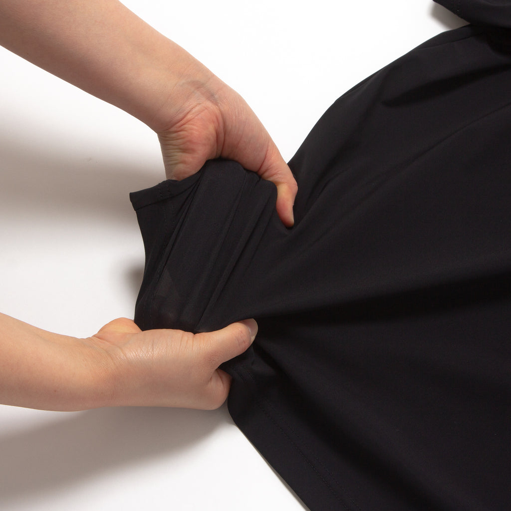 モックネック - ブラック