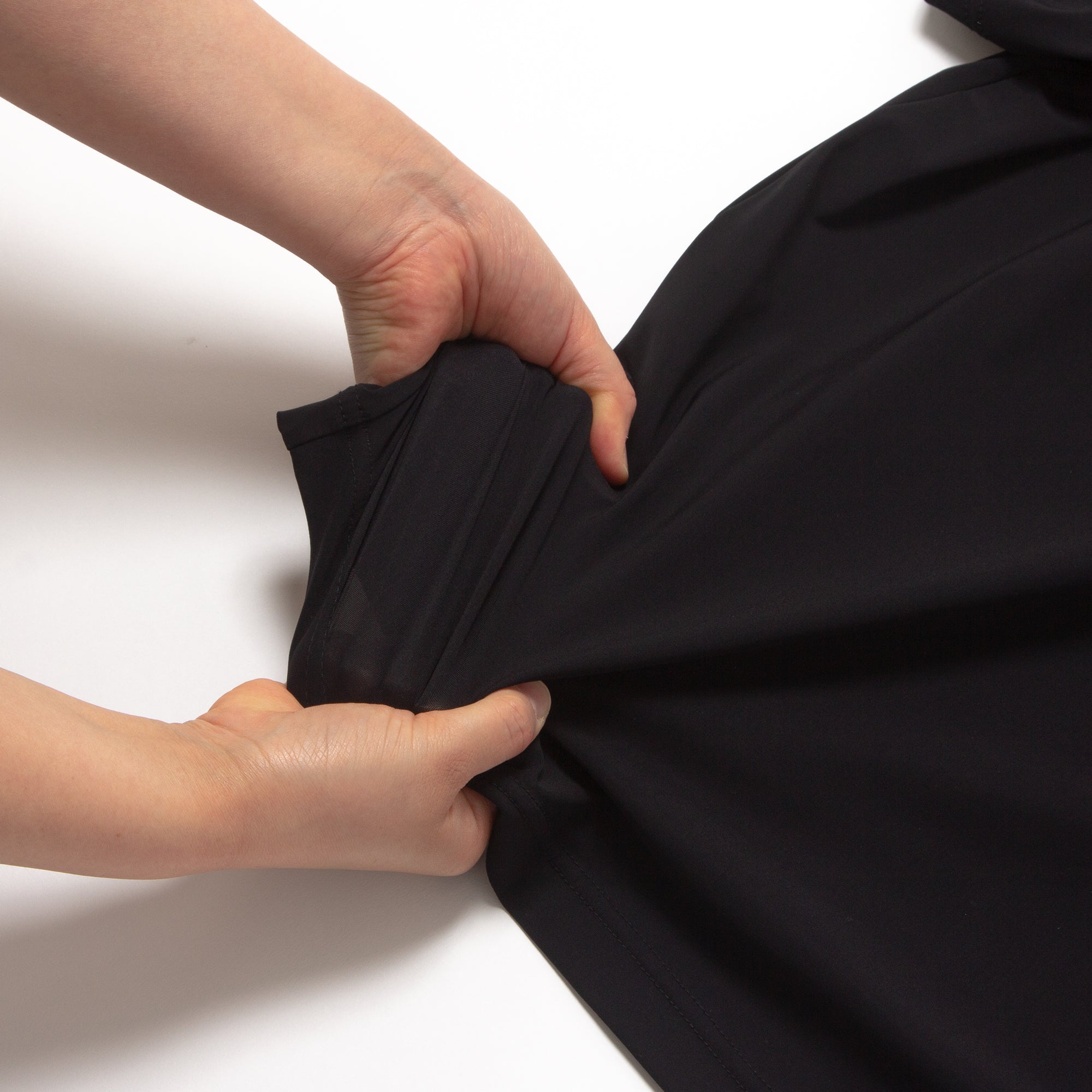 モックネック - ブラック