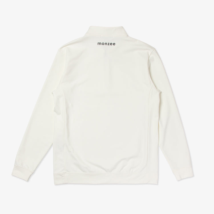 poppy_tokyo ハーフジップボリュームトップス ホワイト 新品 poppy tokyo ハーフジップボリュームトップス ホワイトの
