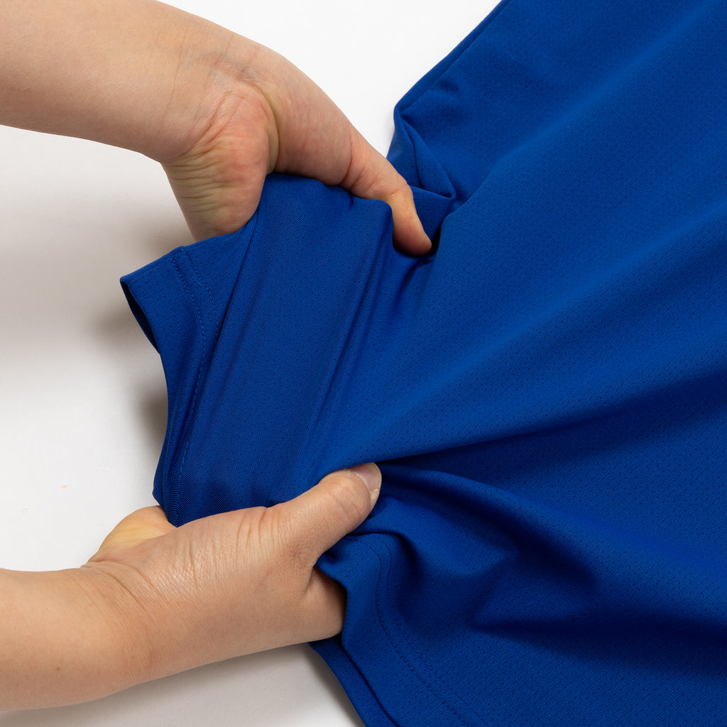 メッシュショートカラー ブルー