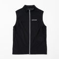 ジップベスト ブラック