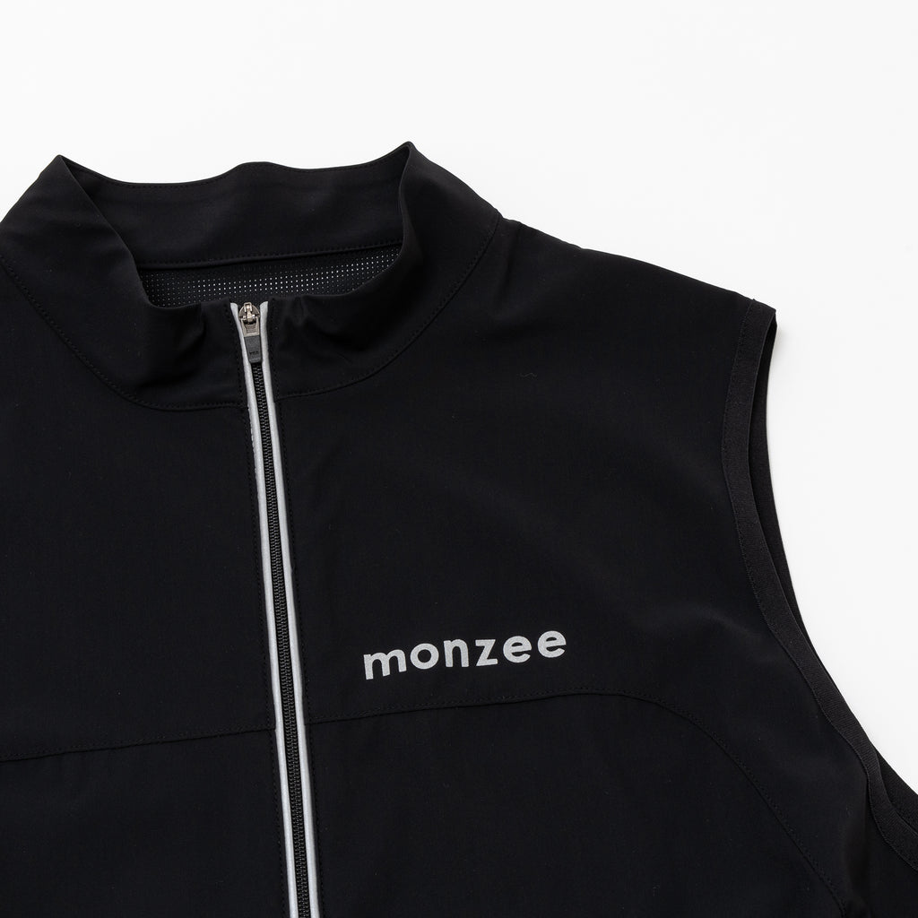 ジップベスト ブラック