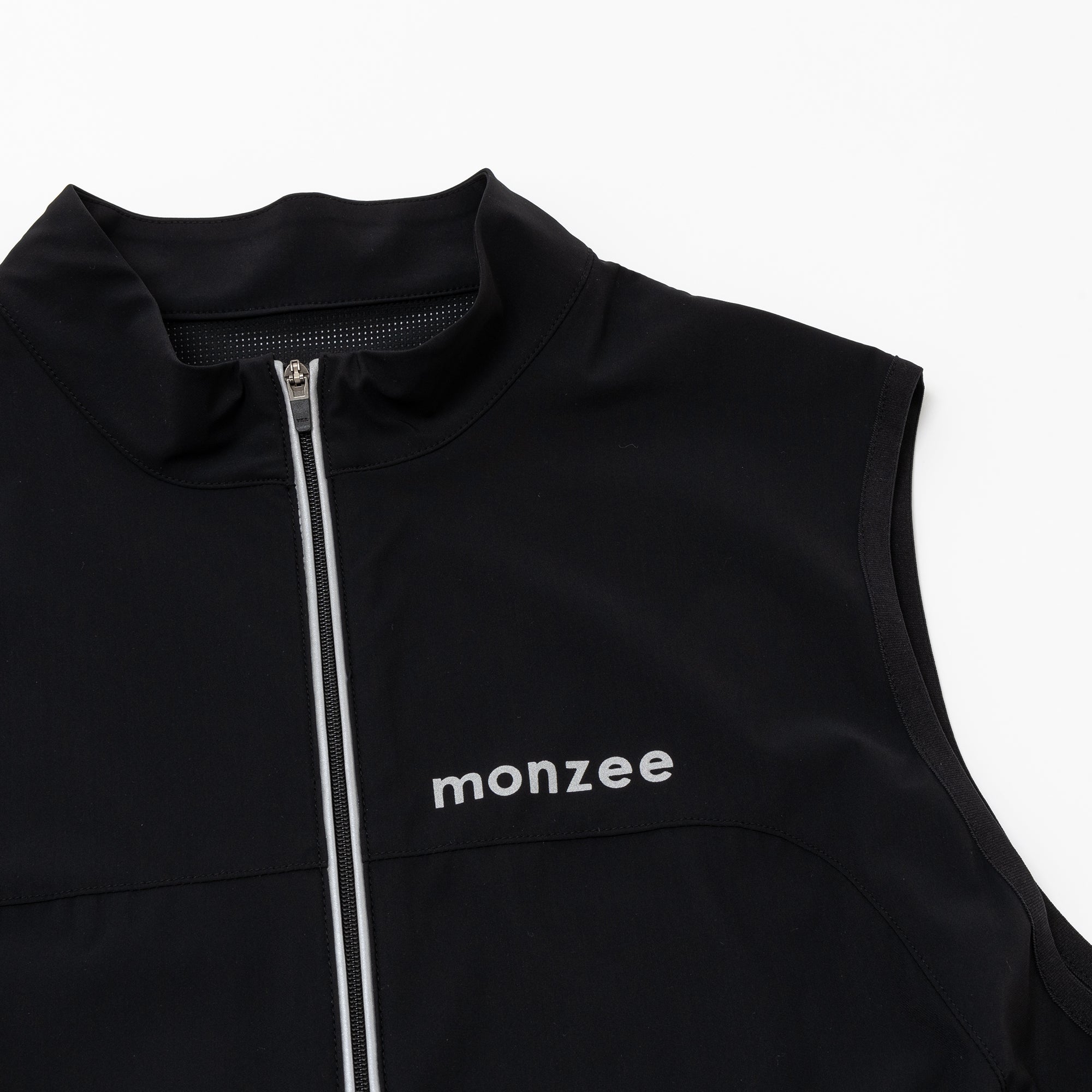 ジップベスト ブラック