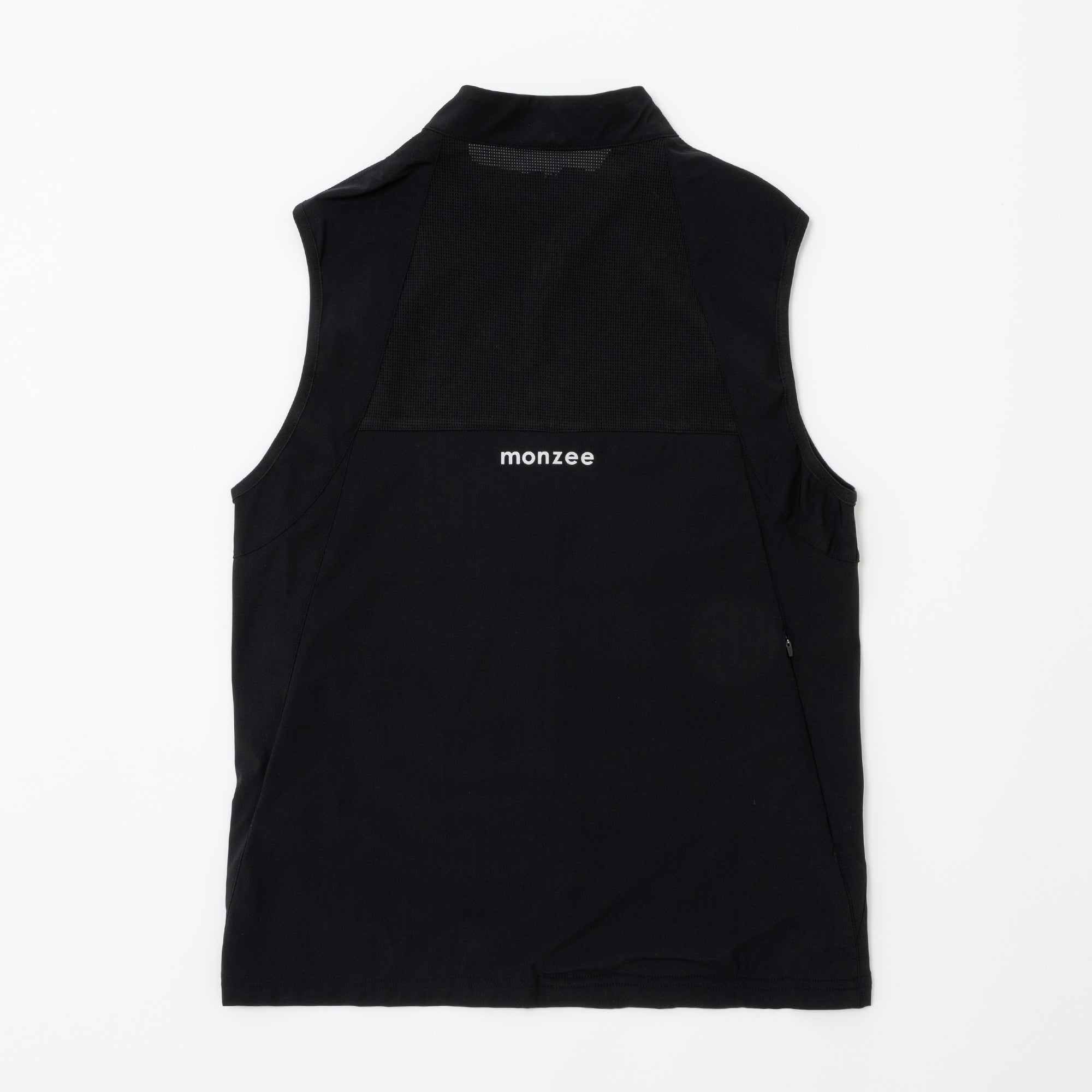 ジップベスト ブラック