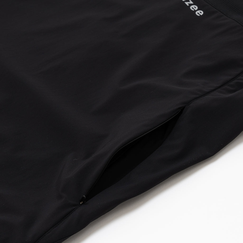 ジップベスト ブラック