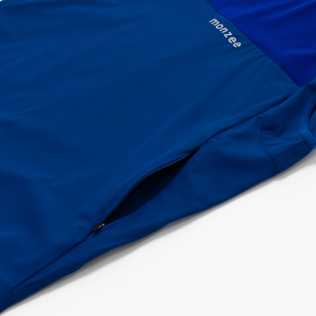 ジップベスト ブルー