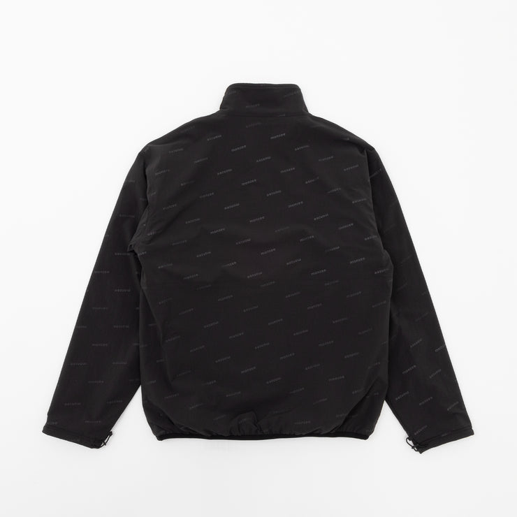 Reversible half zip fleece black