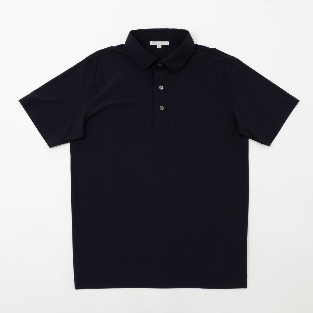 【美品】monzee モンジーポロシャツ　ネイビー 中古・古着通販】MONCLER (モンクレール) ロゴワッペン