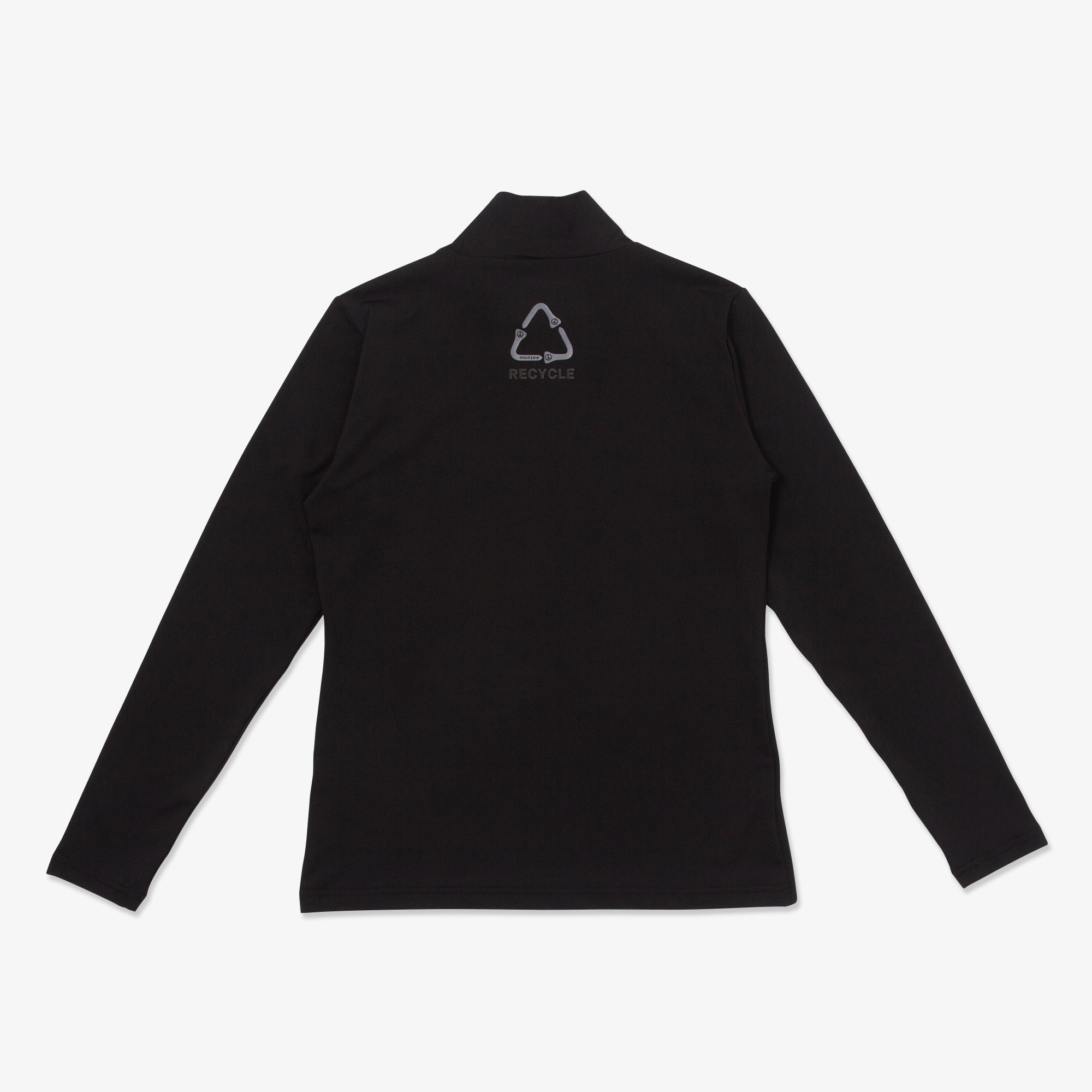 モックネックロング- ブラック