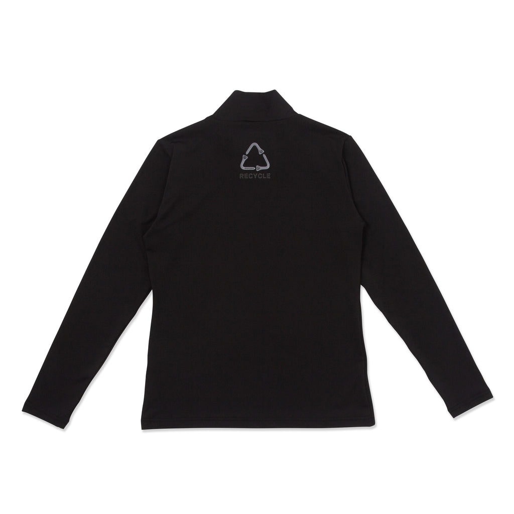 モックネックロング- ブラック