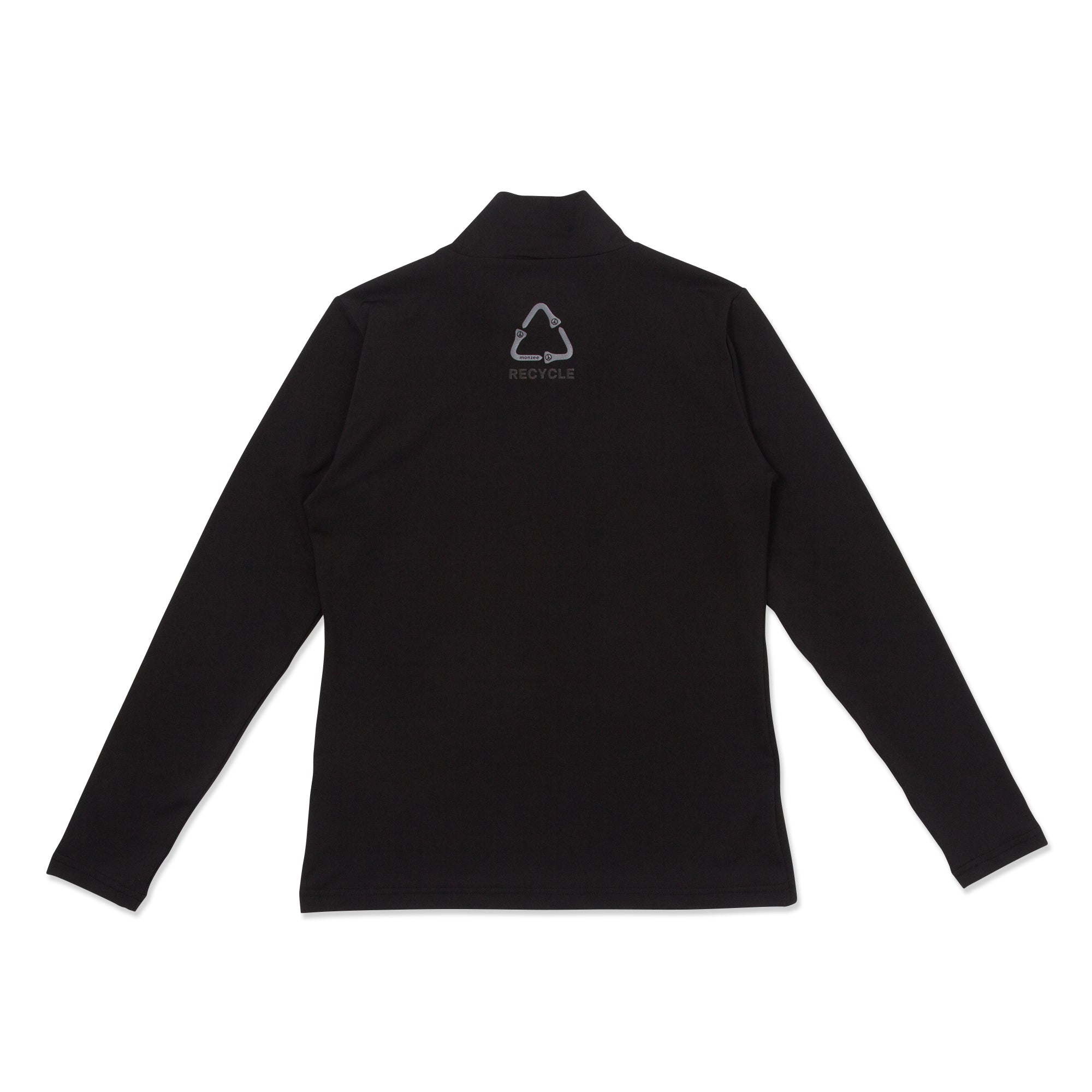 モックネックロング- ブラック