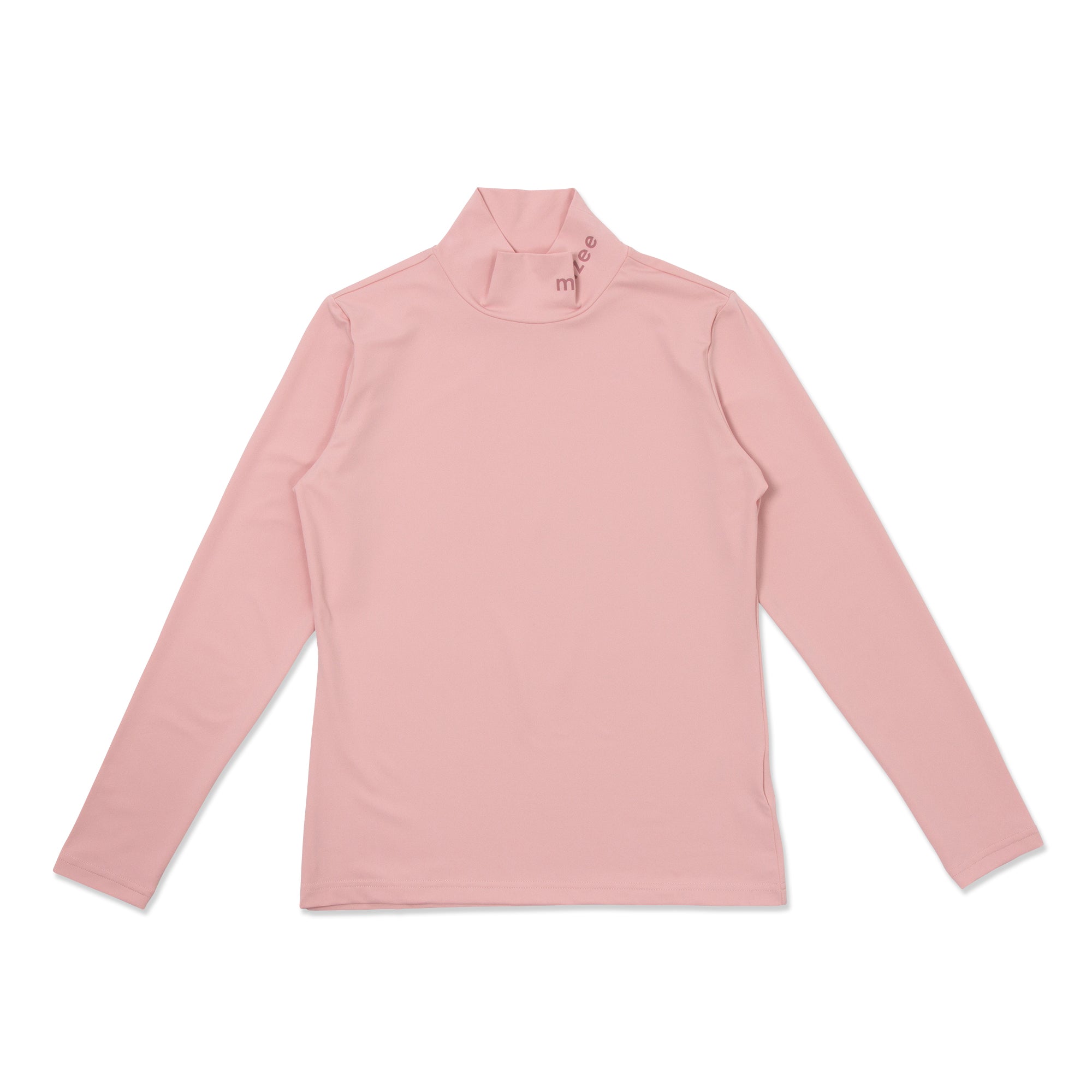 モックネックロング - ピンク