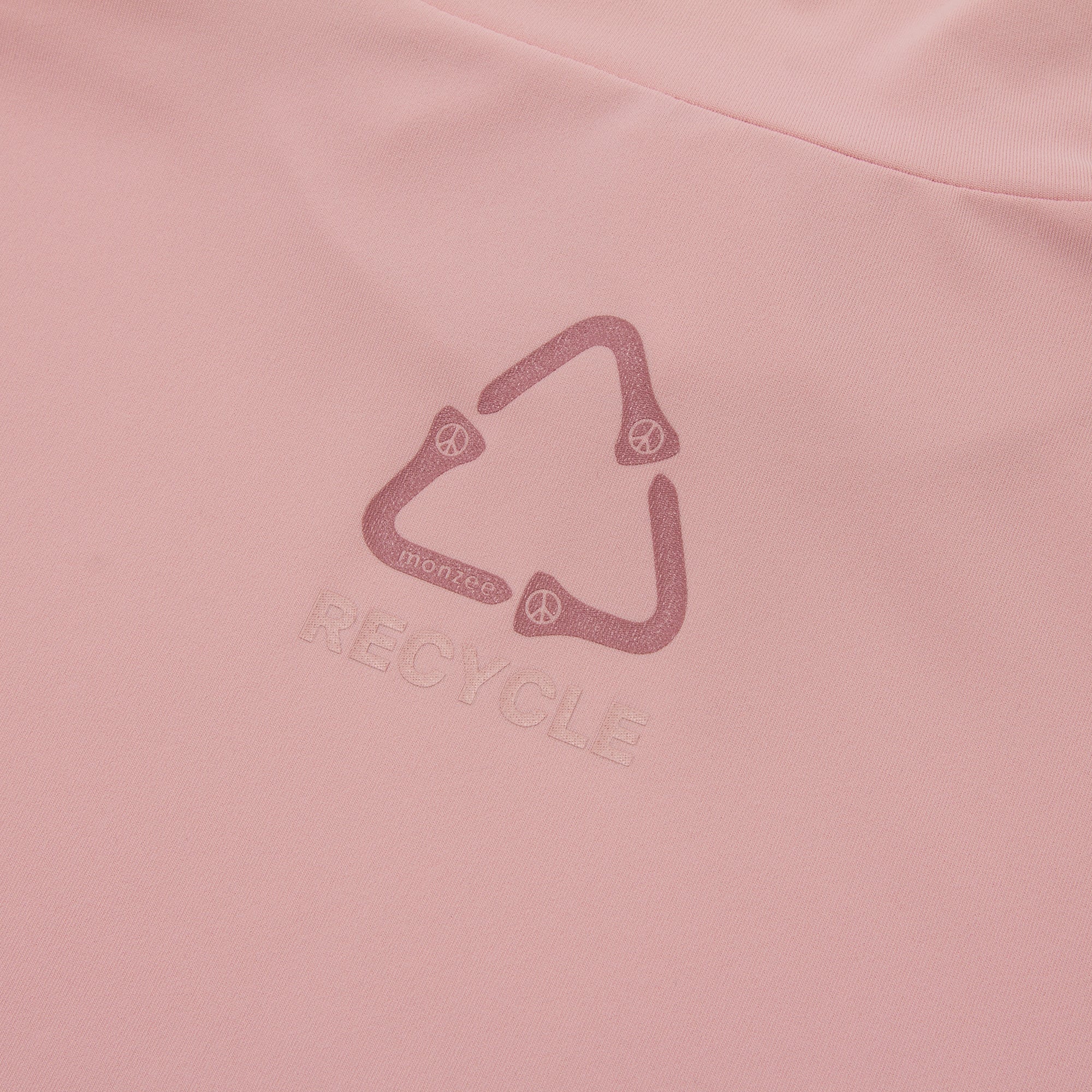 モックネックロング - ピンク