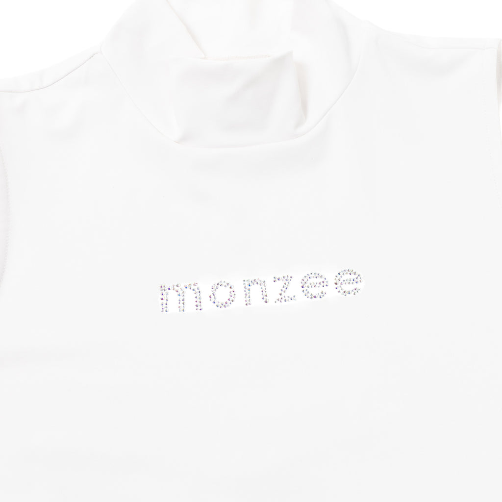 monzee キラモンジー ノースリーブ ホワイト