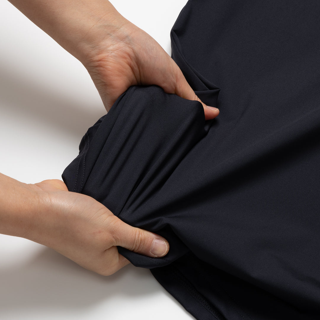 ジップノースリーブ ブラック – monzee