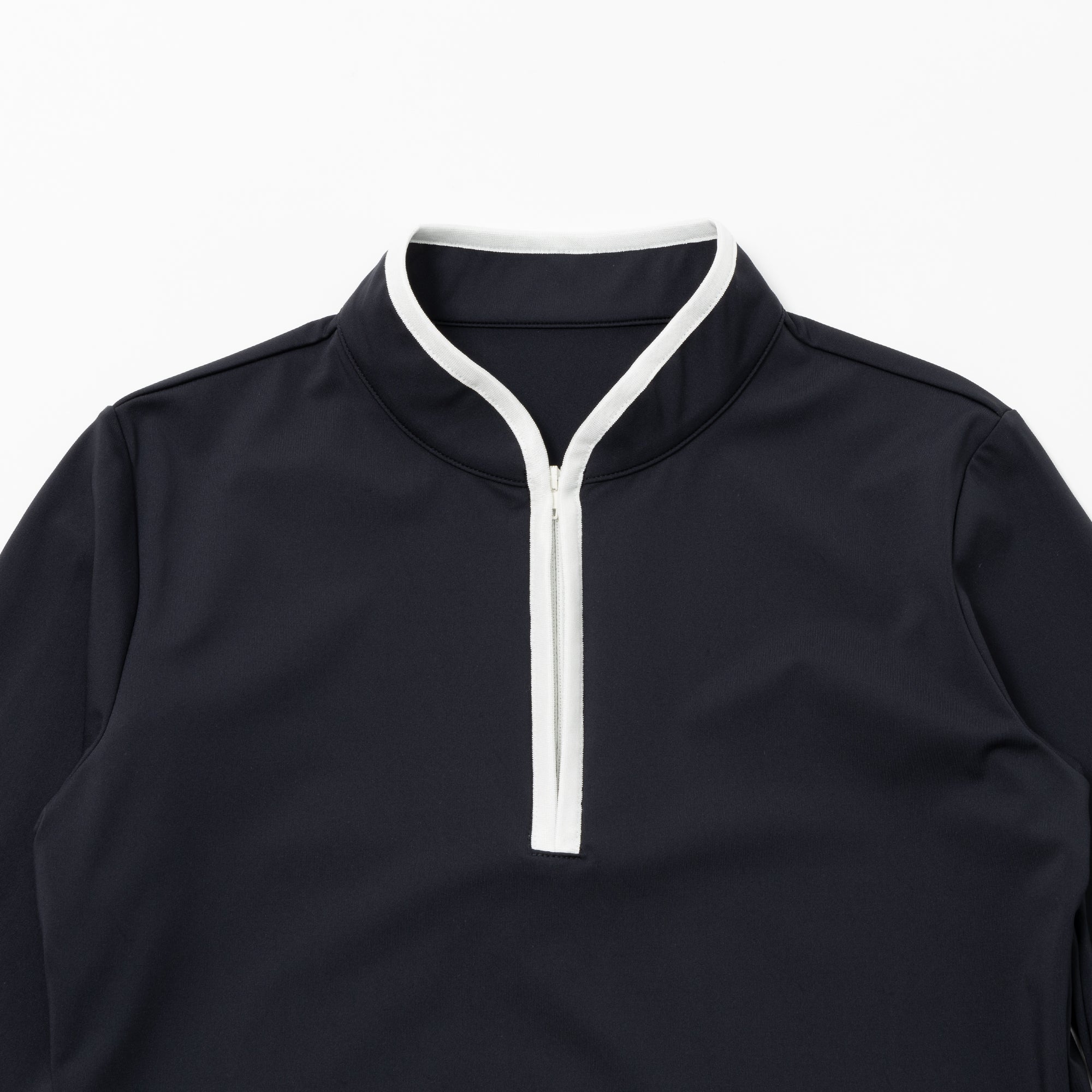 ジップロングスリーブ ブラック