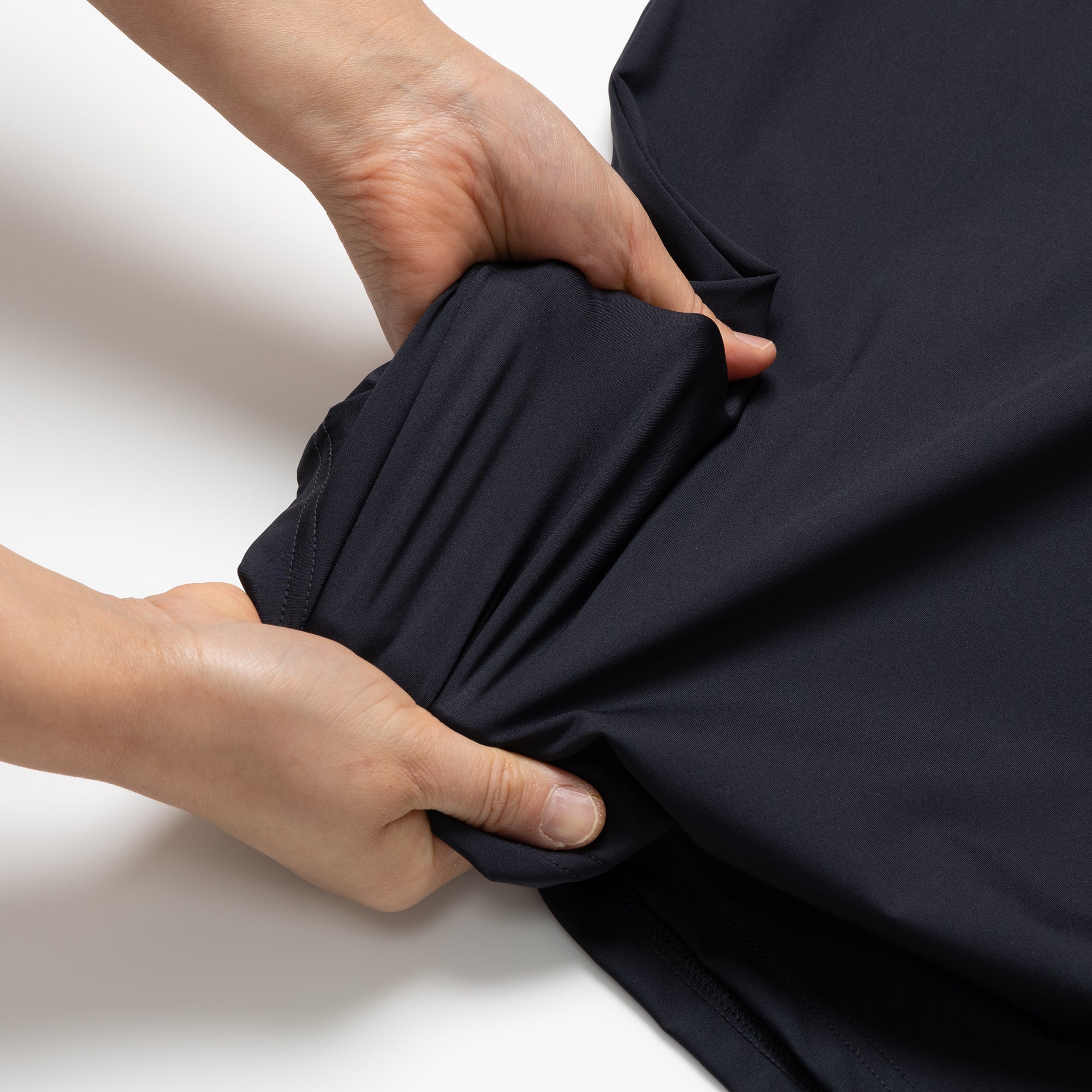 ジップロングスリーブ ブラック