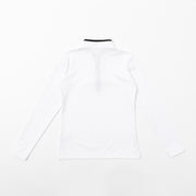 [Women's] Zip Long Sleeve White